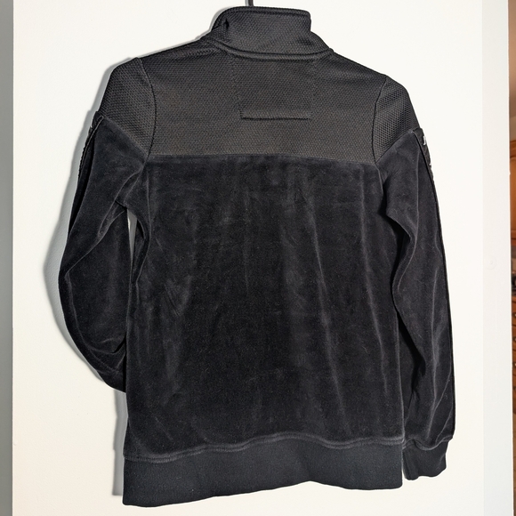 Kappa Unisex Black Zip-Up Jacket ~ Size XS - Picture 6 of 7